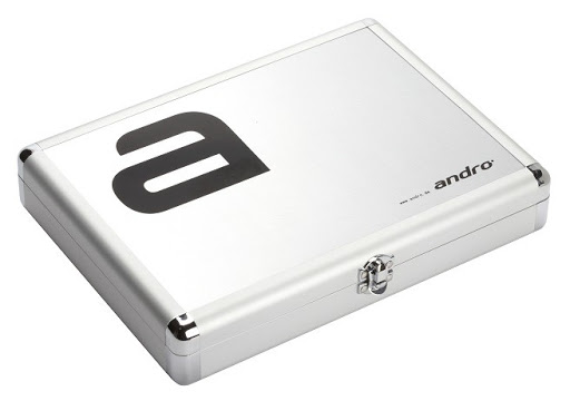 Hộp đựng vợt Andro Alu Case Alpha silver